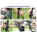 SG Dreamz Folding Bike Lock - Anti Theft Heavy Duty High Security Harden Steel Metal Compact Foldable Bicycle Locks Accessories with Carry Case - Unfolds to 80 cm or 31.5” - B07BS1RLRZ